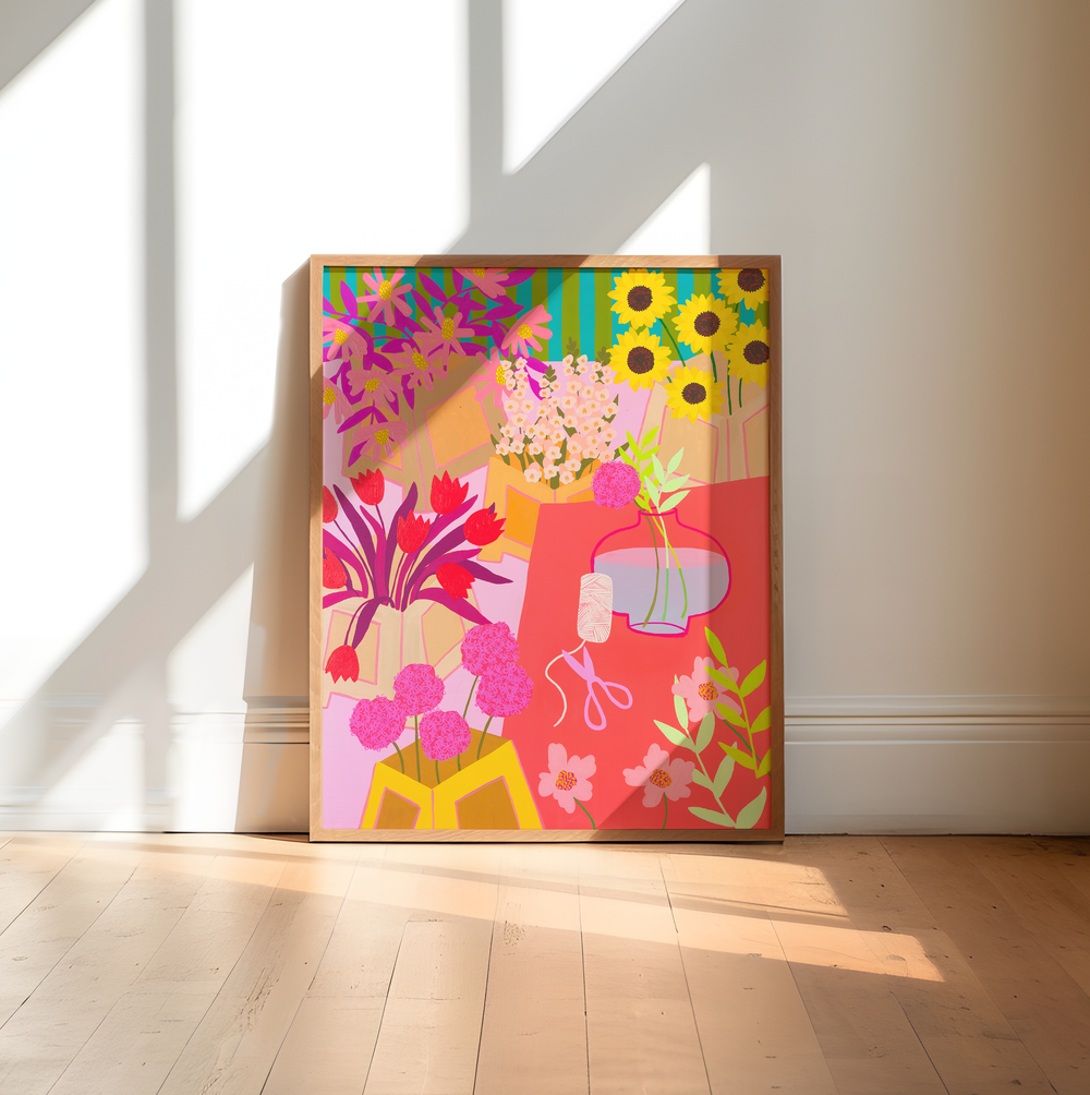 Flower Shop Print — Bailey Schmidt Art